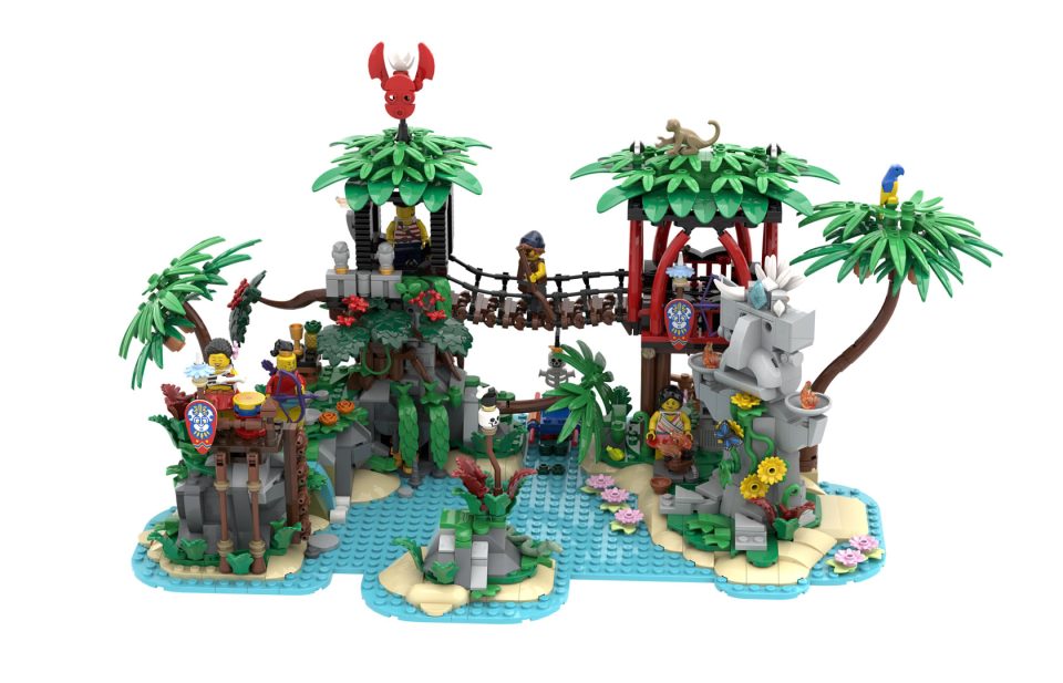 Click here to enlarge image Front of "Mysterious Isle" by 7DeadlyBricks