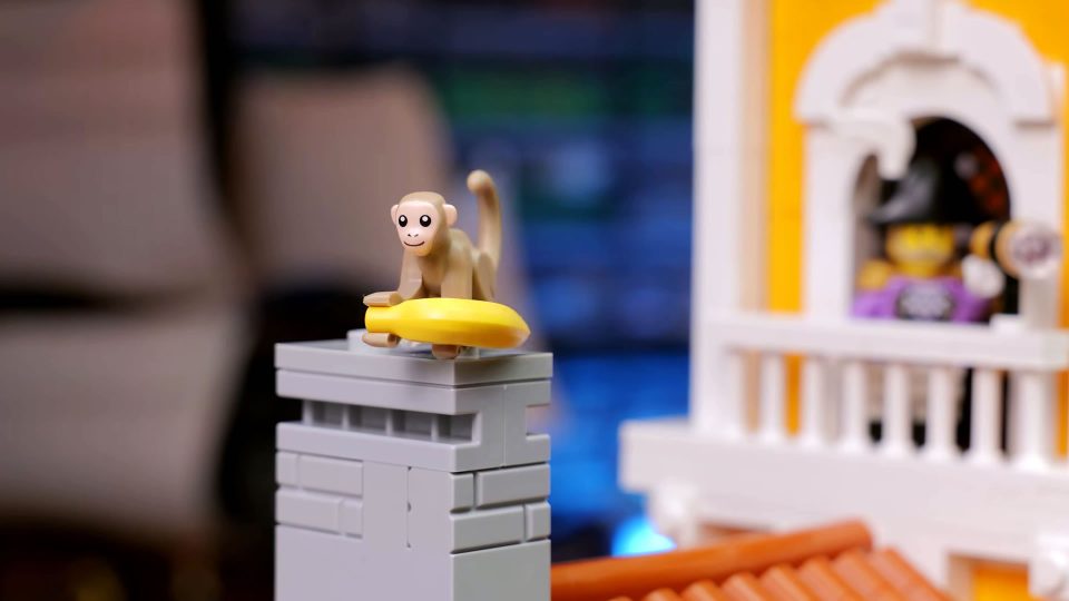 Monkey with banana at Coconut Cape