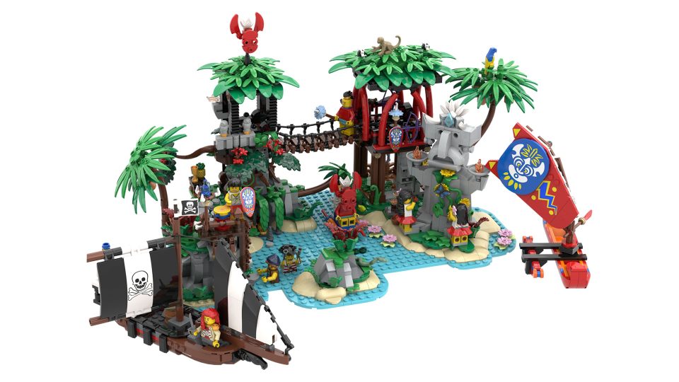 Click here to enlarge image "Mysterious Isle" by 7DeadlyBricks - LEGO Pirates