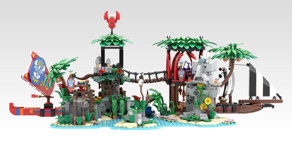 Click here to enlarge image "Mysterious Isle" by 7DeadlyBricks