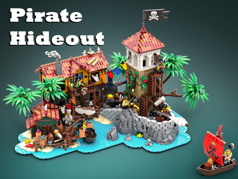 Pirate Hideout - TheForge - BrickLink Designer Program - Series 11 - LEGO Pirates