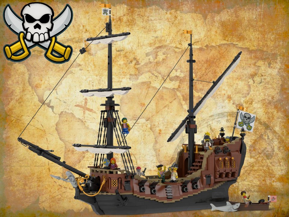 Pirate Ship Penelope - Ammiraglio - BrickLink Designer Program - Series 11 - LEGO Pirates