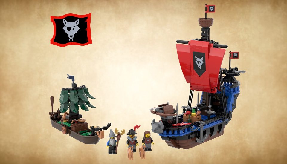 Click here to enlarge image "Wolf Pirates" by 7DeadlyBricks