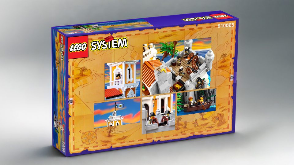 Back of Classic LEGO Box Art for 910065 Coconut Cape