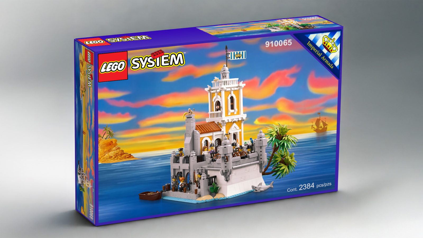 Classic LEGO Box Art for 910065 Coconut Cape