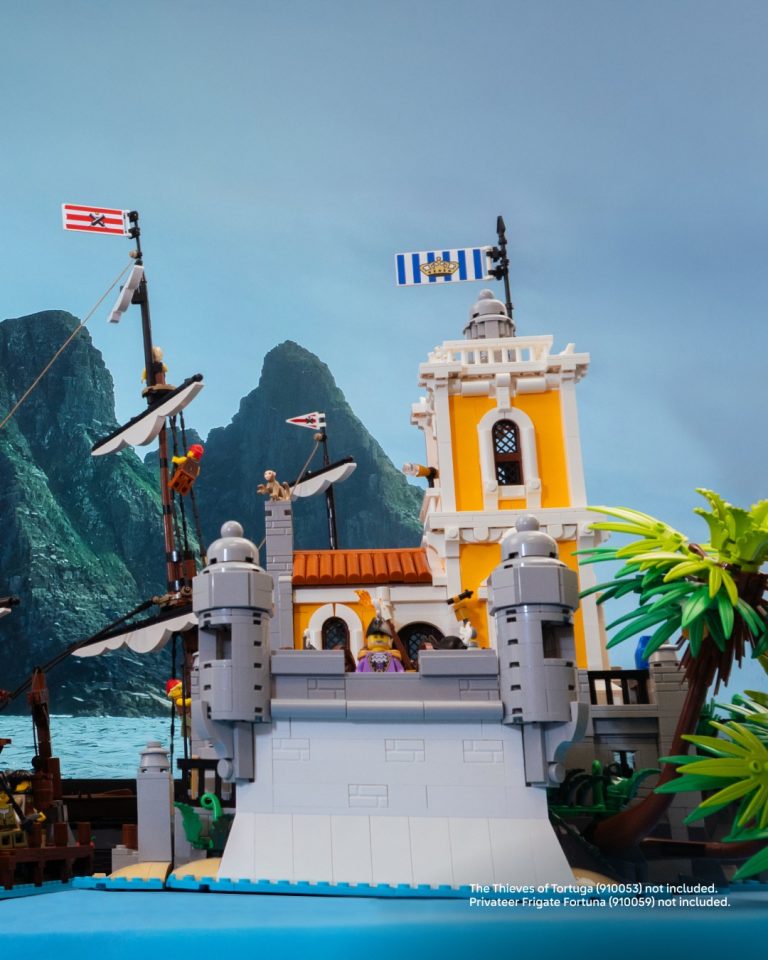 Coconut Cape fortress from the front