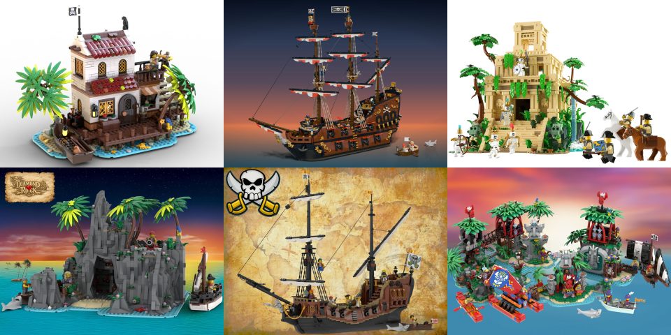 LEGO Pirate designs submitted to BrickLink Designer Program Series 11