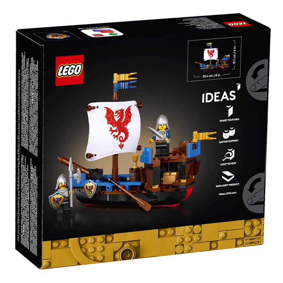 Back of the box for 40912 Sea Serpent Gift With Purchase