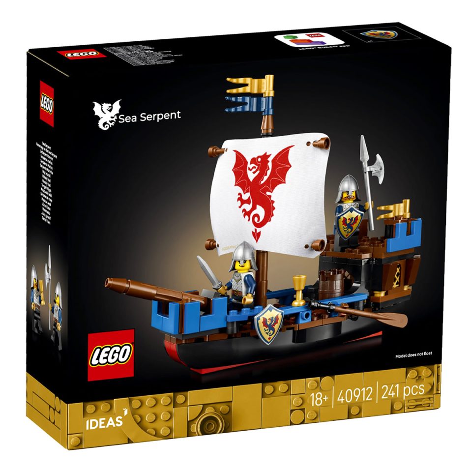 Front of the box for 40912 Sea Serpent Gift With Purchase