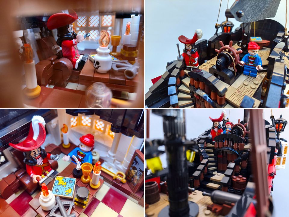 Click here to enlarge image Helm and Captain Hook's cabin in the "Jolly Roger" by Marooned Maroon