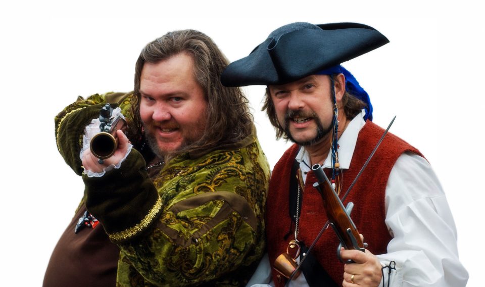International Talk Like a Pirate Day founders Mark Summers and John Baur -