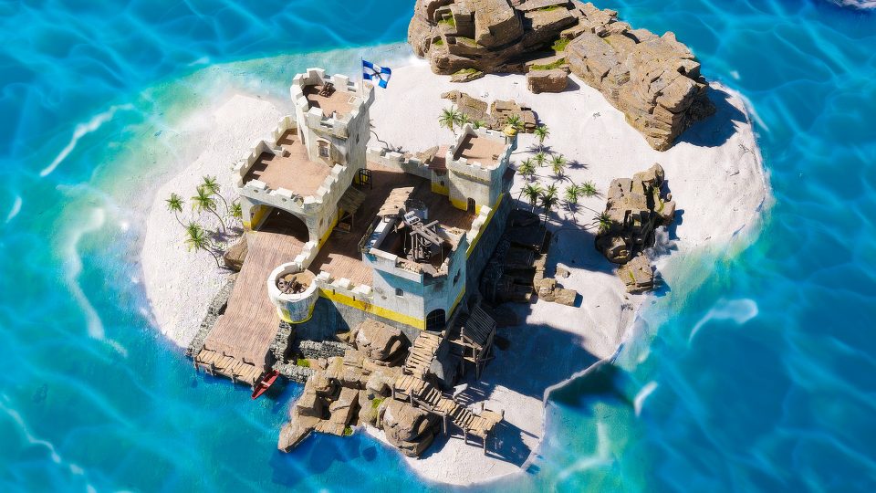 Bird's-eye view of the re-imagined Eldorado Fortress re-imagined f