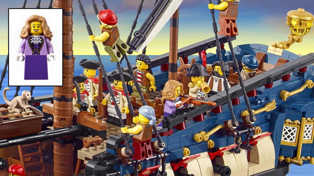 Click here to enlarge image Lavendar Lady Minifigure from Privateer Frigate Fortuna