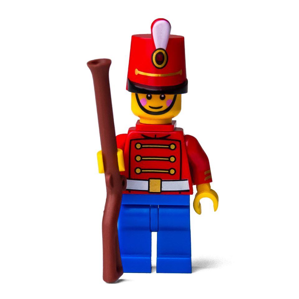 Toy Soldier minifigure from the Character Encyclopedia