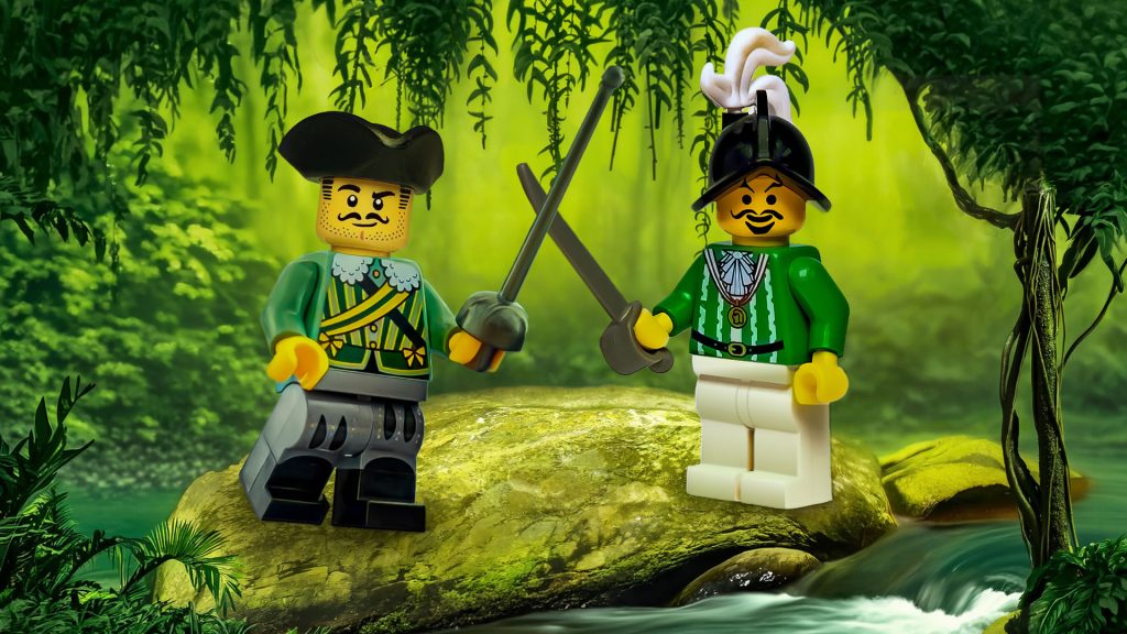 17th Century Sword Fighter and Captain Valiant