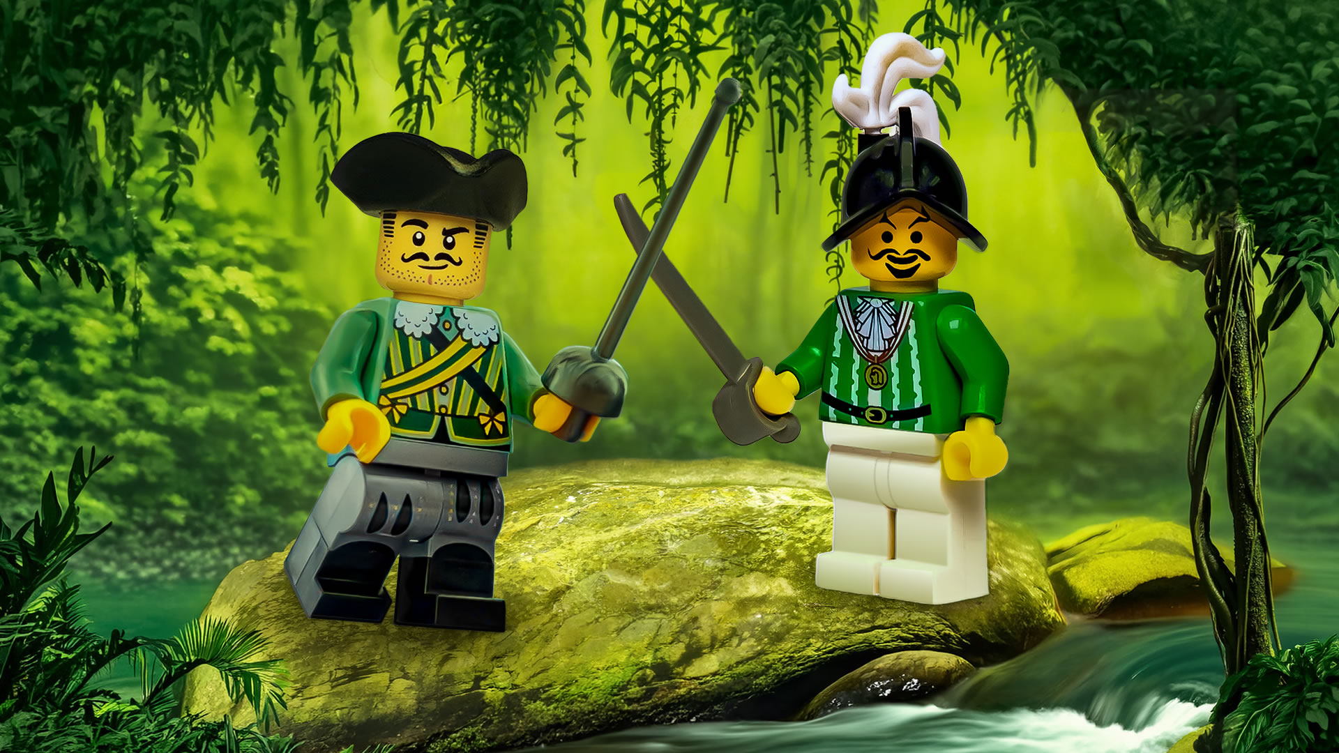 17th Century Sword Fighter and Captain Valiant