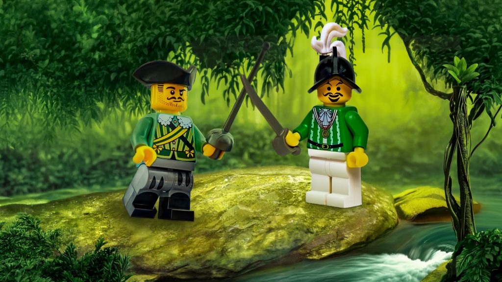 17th Century Sword Fighter and Captain Valiant