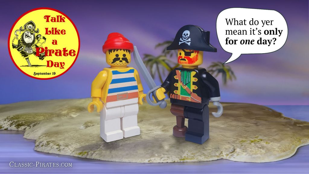 Bo'Sun Will Senior and Captain Redbeard discuss Talk Like A Pirate Day