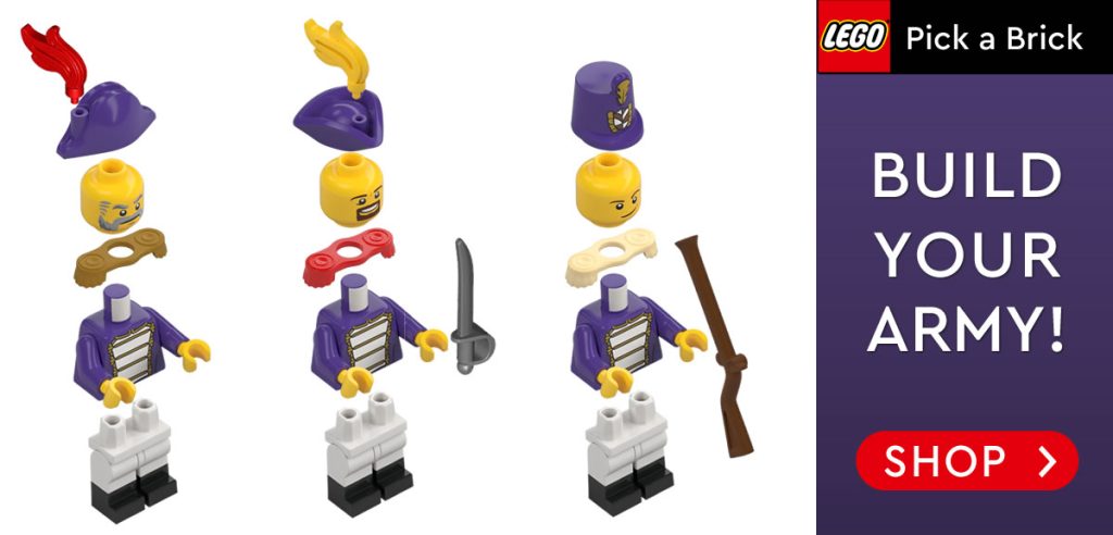 Click here to shop now Purple Coat Imperials of Pick A Brick