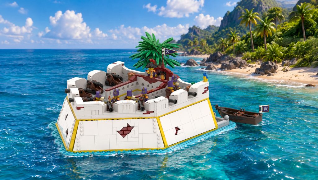 Click here to enlarge image "Royal Guards Fortress" by Mills
