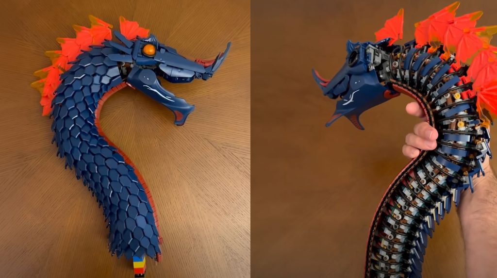 Building techniques used for the Sea Serpent