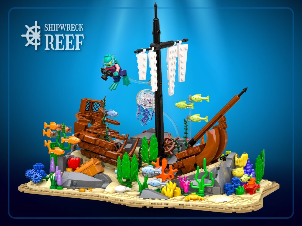 "Shipwreck Reef" by KingCreations