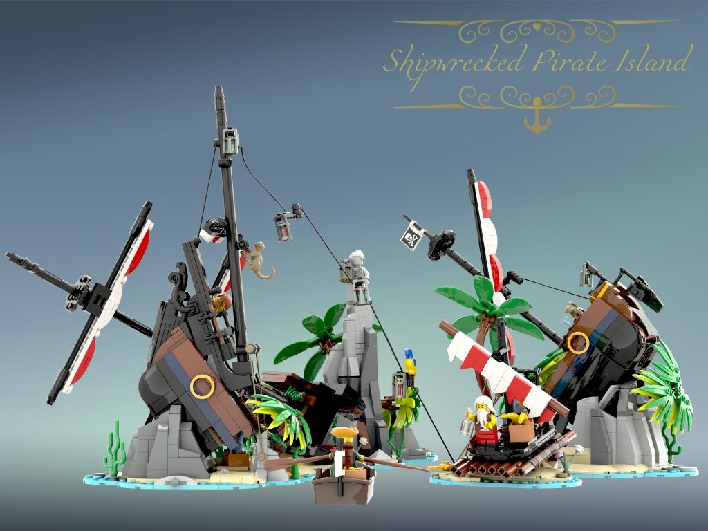 "Shipwrecked Pirate Island" by Rapha2L