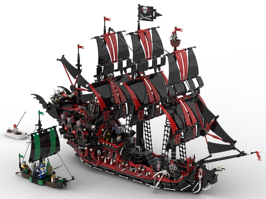 "Skeleton King's Flagship" by bricksail