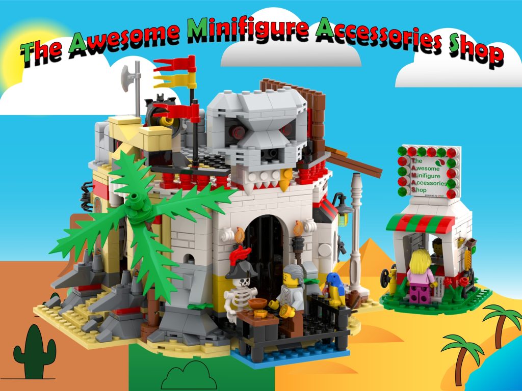 "The Awesome Minifigure Accessories Shop" by zelitomi