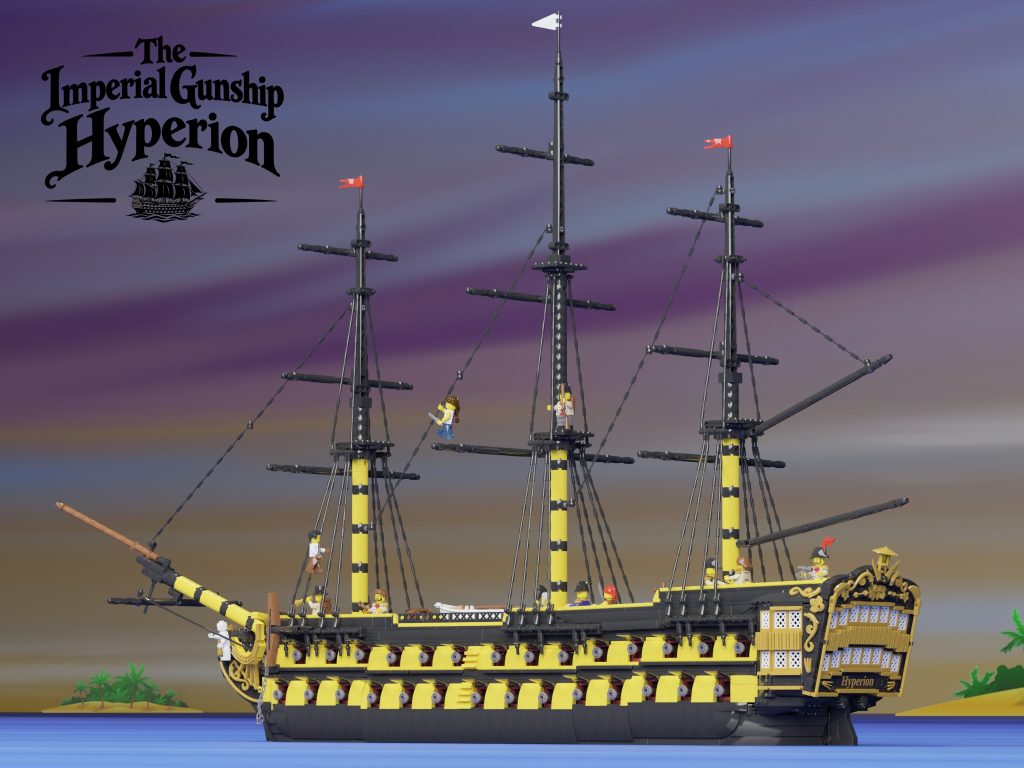 "The Imperial Gunship Hyperion" by Krackenator