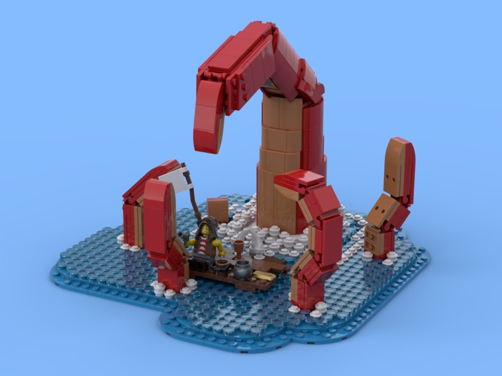 "The Kraken Attackin" by brickbuilder76