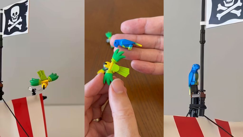 Comparing parrots from the "Wrath of the Oceans Eye" by Joel Short