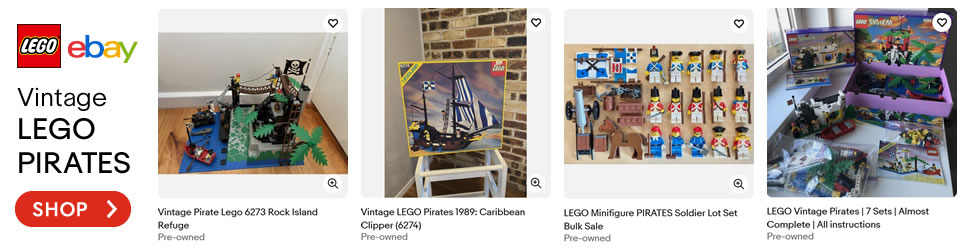 Vintage LEGO Pirate sets on eBay