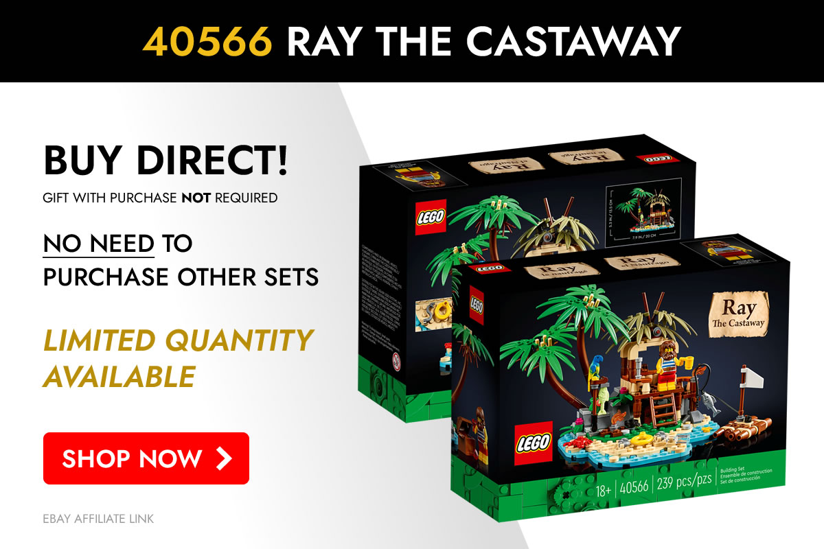 40566 Ray the Castaway LEGO set