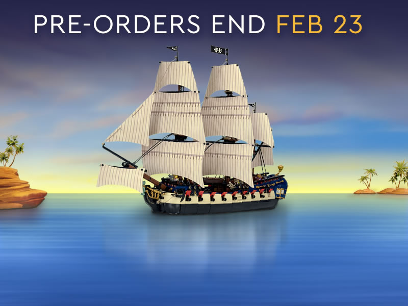 BrickLink Designer Program - Pre-Orders - Privateer Frigate Fortuna - Commences