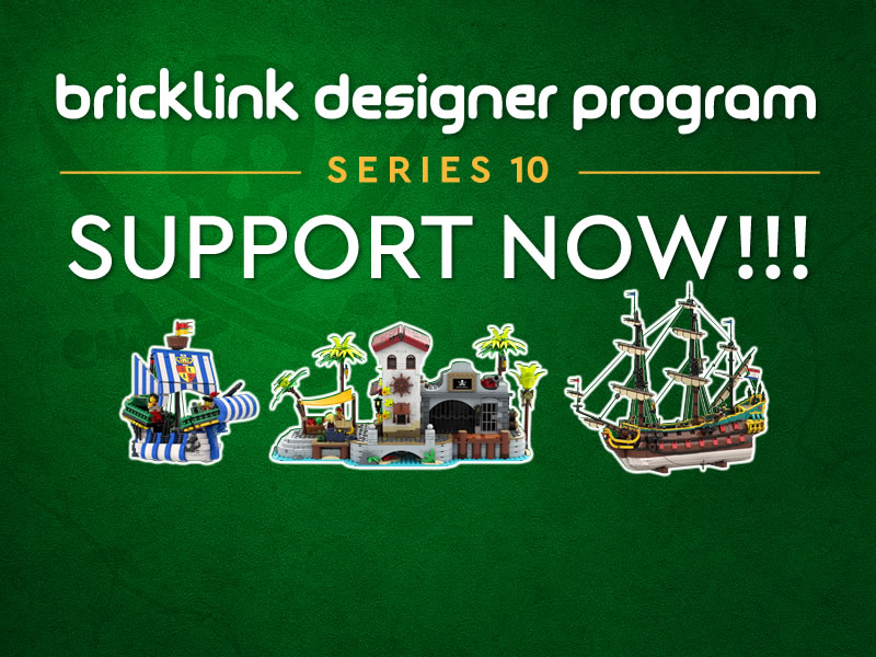 BrickLink Designer Program - Series 10 - Crowd Support - Ends