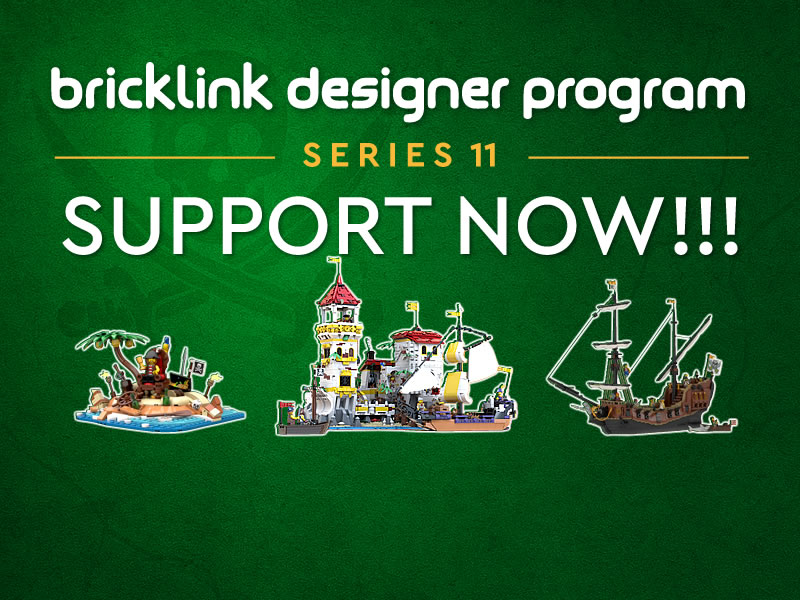 BrickLink Designer Program - Series 11 - Crowd Support - Ends