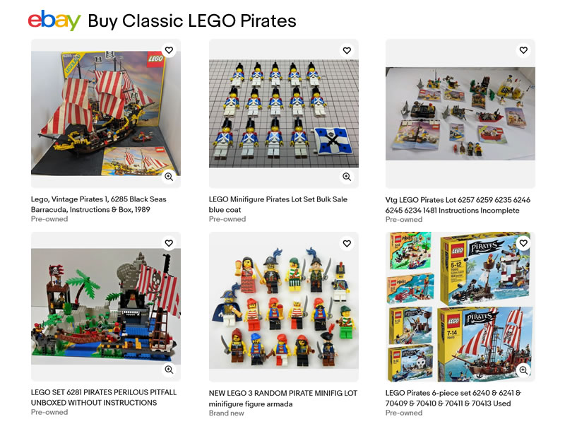 LEGO Pirates for sale