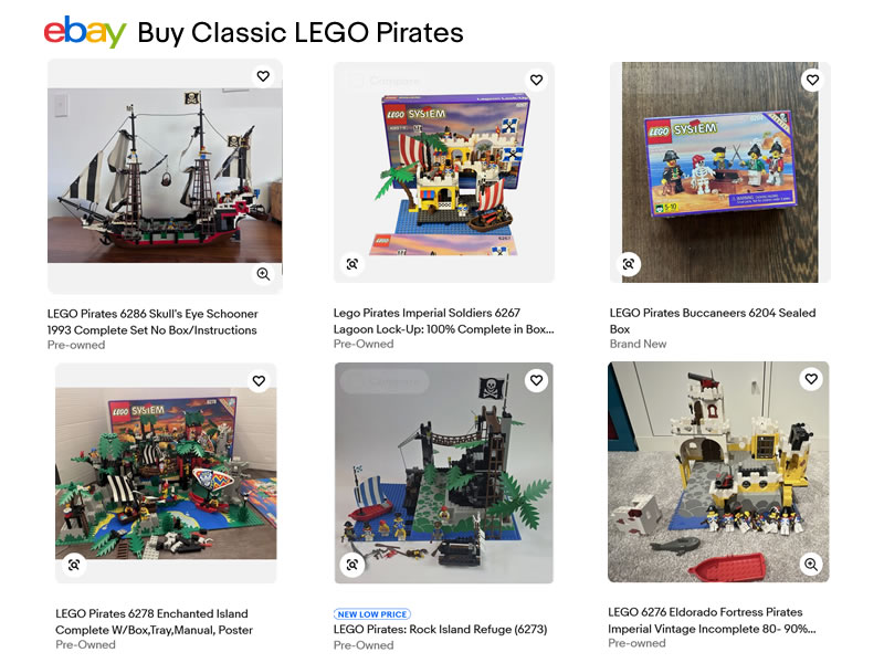 LEGO Pirates for sale