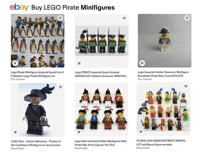 BrickLink Designer Program LEGO Pirate sets